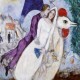 Puzzle aus handgefertigten Holzteilen - Marc Chagall