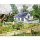 Puzzle aus handgefertigten Holzteilen - Vincent van Gogh: Haus in Auvers