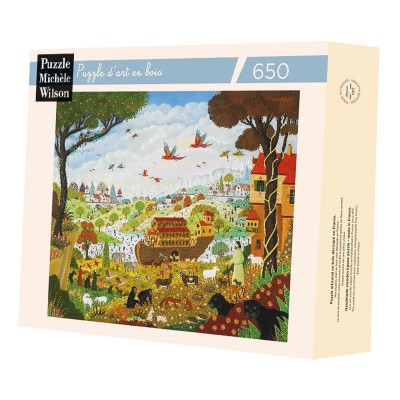 Puzzle-Michele-Wilson-A1054-650 Handgeschnittenes Holzpuzzle - Noah'S Ark