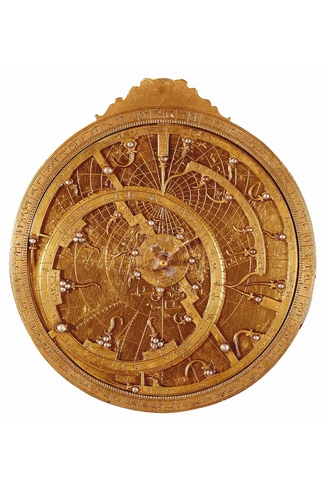 Puzzle-Michele-Wilson-A301-80 Puzzle aus handgefertigten Holzteilen - Astrolabium aus dem 16. Jahrhundert