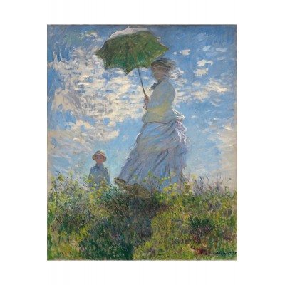 Puzzle-Michele-Wilson-A551-1000 Puzzle aus handgefertigten Holzteilen - Claude Monet : La Femme à l'Ombrelle, 1875