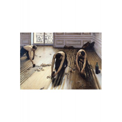 Puzzle-Michele-Wilson-A817-150 Puzzle aus handgefertigten Holzteilen - Gustave Caillebotte: Die Parkettabzieher