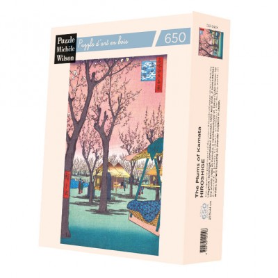 Puzzle-Michele-Wilson-A950-650 Handgeschnittenes Holzpuzzle - Kamata'S Plum Trees