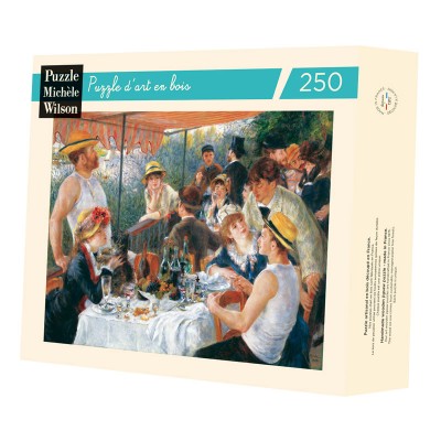 Puzzle-Michele-Wilson-C35-250 Handgeschnittenes Holzpuzzle - Auguste Renoir: The Luncheon Of The Boating