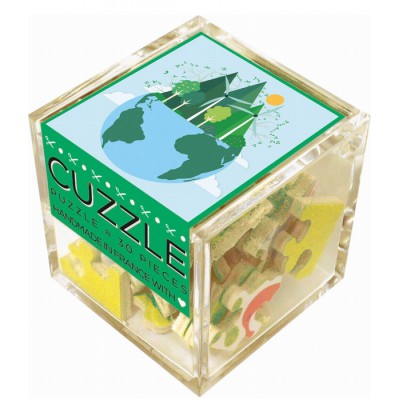 Puzzle-Michele-Wilson-Cuzzle-Z50 Holzpuzzle - Würfel - Grüne Energien