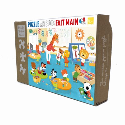 Puzzle-Michele-Wilson-K103-12 Handgeschnittenes Holzpuzzle - Long Live Nursery School