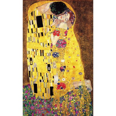 Puzzle-Michele-Wilson-P108-1000 Puzzle aus handgefertigten Holzteilen - Gustav Klimt: Der Kuss