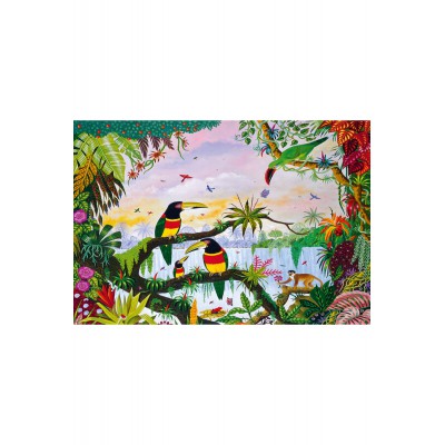 Puzzle Puzzle-Michele-Wilson-W162-100 Alain Thomas: Im Dschungel