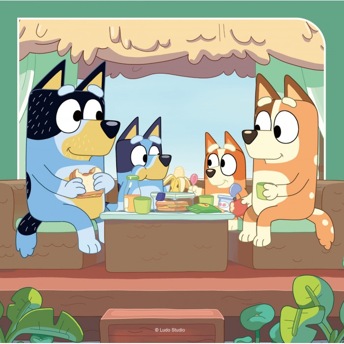   3 Puzzles 49 Teile - Bluey Adventures