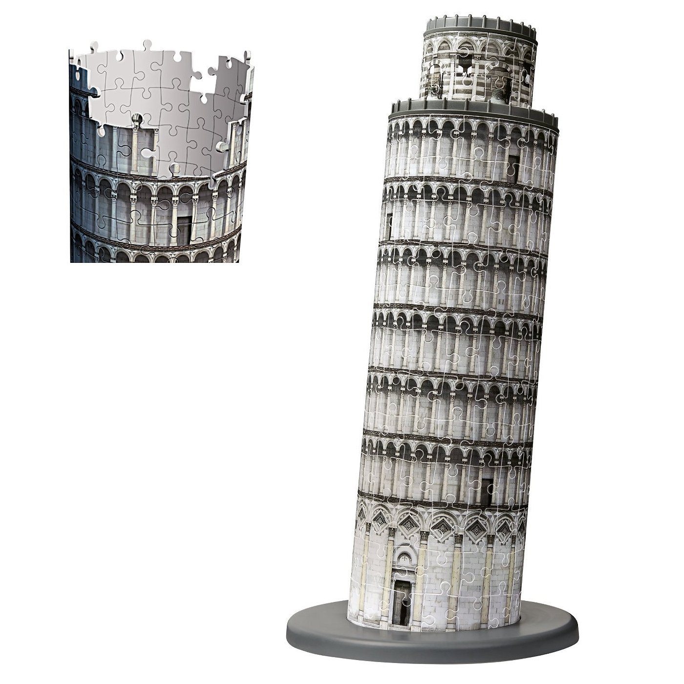 Schiefer Turm Pisa Italien 3D Puzzle Metall Modell Laser Cut Bausatz,Iconx 
