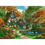 Puzzle   Cottage im Herbst