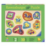   Holz Konturpuzzle - Meine liebsten Spielsachen