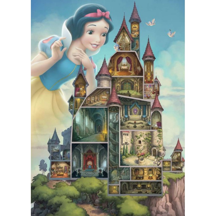 Puzzle  Ravensburger-00257 Disney Castles Snow White