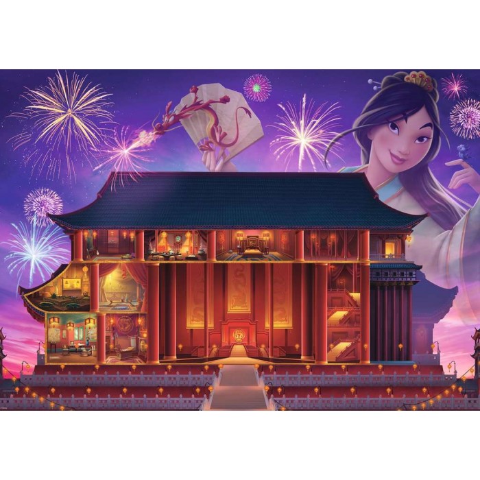 Puzzle  Ravensburger-00260 Disney Castles Mulan