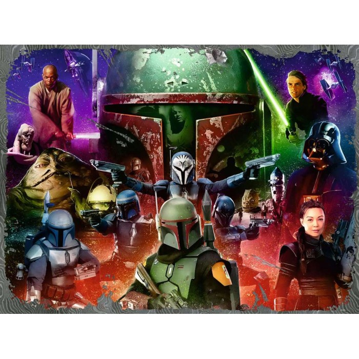 Puzzle Ravensburger-00427 Boba Fett Chasseur de Primes - Star Wars The Mandalorian