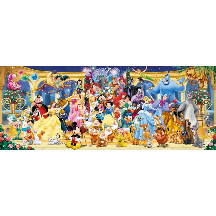 Puzzle  Ravensburger-00444 Disney Gruppenfoto