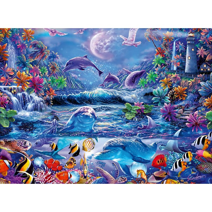 Puzzle Ravensburger-00478 Sternlinie - Die Magie des Mondlichts