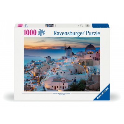 Puzzle Ravensburger-00663 Abend über Santorini