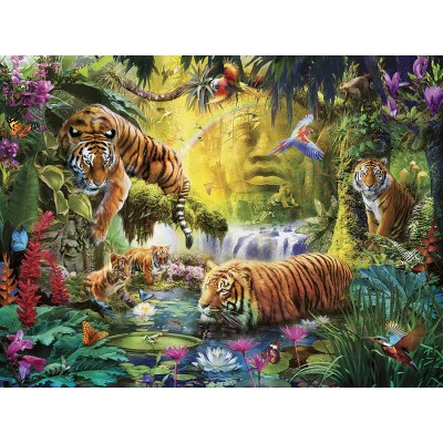 Puzzle Ravensburger-00696 Idylle am Wasserloch