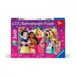  Ravensburger-01068 3 Puzzles - Girl Power - Disney Prinzessinnen