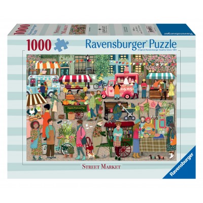 Puzzle Ravensburger-01260 Straßenmarkt