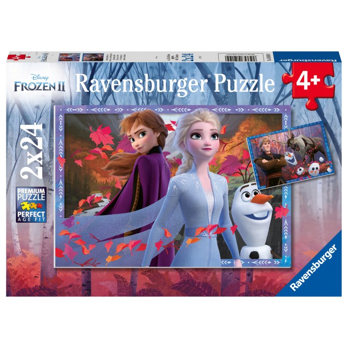 Ravensburger-05010 2 Puzzles - Frozen II