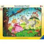  Ravensburger-05027 Rahmenpuzzle - Land der kleinen Prinzessin