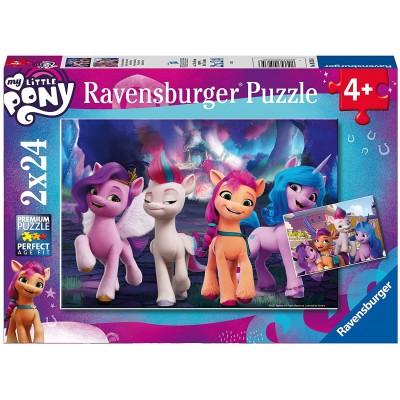 Ravensburger-05235 2 Puzzles - My little Pony