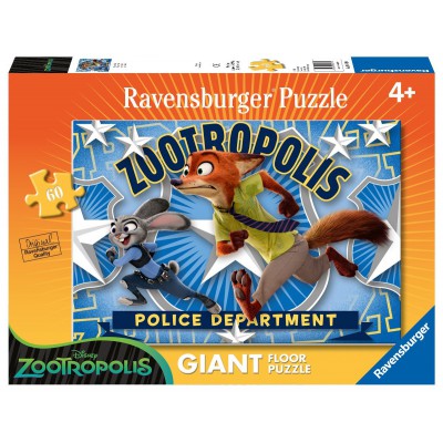 Ravensburger-05474 Riesen-Bodenpuzzle - Judy & Nick
