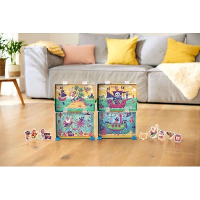 Ravensburger-05592 2 Puzzles - Puzzle & Play - Piraten