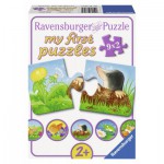 Puzzle  Ravensburger-07313 Tiere im Garten