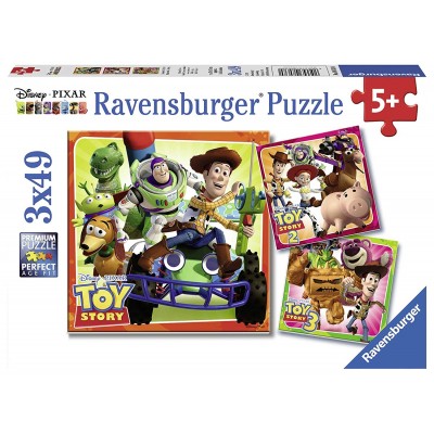 Ravensburger-08038 3 Puzzles - Disney Pixar Toy Story