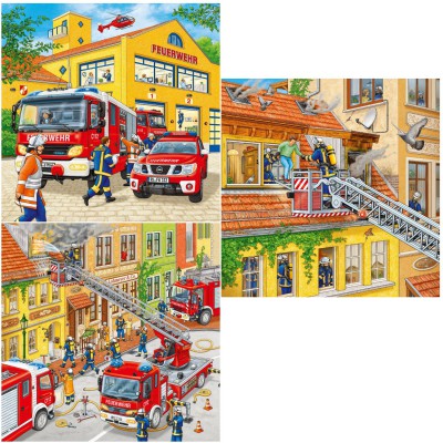 Puzzle Ravensburger-09401 Feuerwehreinsatz