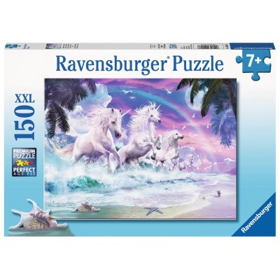 Puzzle Ravensburger-10057 XXL Teile - Einhörner am Strand