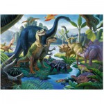 Puzzle  Ravensburger-10740 Im Land der Riesen: Dinosaurier