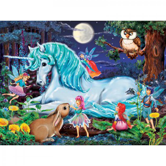 Ravensburger-10793 XXL Puzzleteile - Im Zauberwald