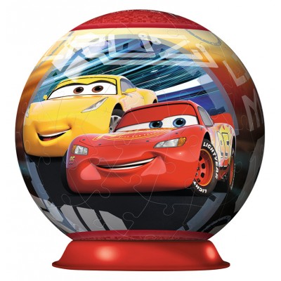 Ravensburger-11825 3D Puzzle-Ball - Cars 3