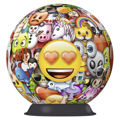 Ravensburger-12198 3D Puzzle - Emoji