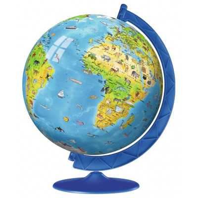 Ravensburger-12340 3D Puzzle - Globe in Italienisch