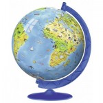  Ravensburger-12341 3D Puzzle - Globe in Spanisch