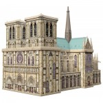  Ravensburger-12523 3D Puzzle - Notre Dame, Frankreich