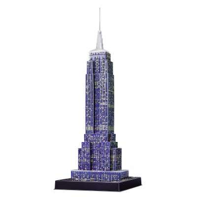 Puzzle Ravensburger-12566 Empire State Building bei Nacht 