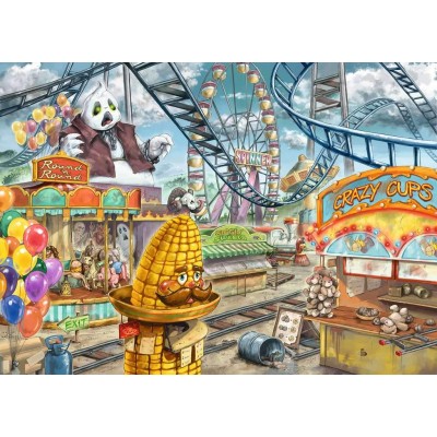 Ravensburger-12926 Exit Puzzle Kids - The Amusement Park