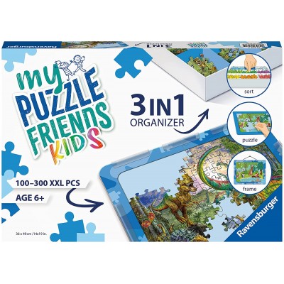 Puzzle Ravensburger-13274 3 in 1 Organizer  - 100 - 300 XXL  Teile - Blue