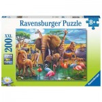 Puzzle  Ravensburger-13292 XXL Teile - Safari