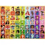 Puzzle  Ravensburger-13332 XXL Pieces - The Disney Color Palette