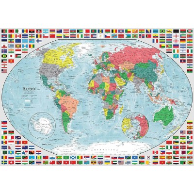 Puzzle Ravensburger-15253 Map of the World