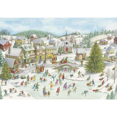 Puzzle Ravensburger-15290 Playful Christmas Day
