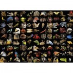 Puzzle  Ravensburger-15983 99 atemberaubende Tiere