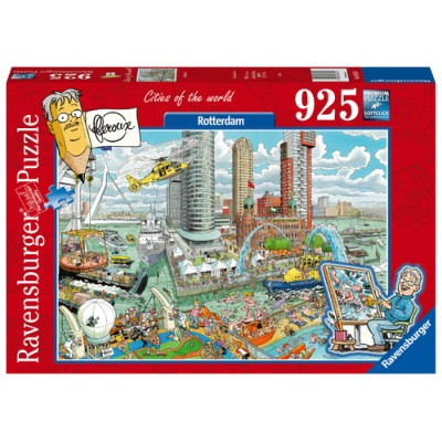 Puzzle Ravensburger-16555 Rotterdam